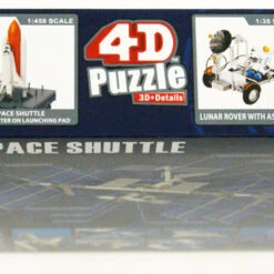 Aoshima 4D Puzzle 1/450 International Space Station And Space Shuttle Plastic Model -Japan Figure shop 104682 3 59580.1615278660