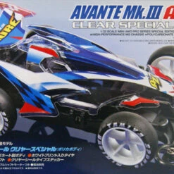 Tamiya Mini 4WD 95464 Avante Mk.III Azure Clear Special (Polucarbonate Body) 1/32 Scale