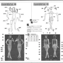 Hasegawa FC04 Fashion Model Girls Figures 1/24 Scale Kit -Japan Figure shop 20190702135224 001002 62137.1562043195