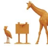 Kaiyodo ARTPLA 1/35 Tourist And Giraffe Set Plastic Model
