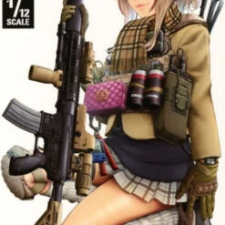 Tomytec Military Series 1/12 Little Armory LA075 416D-Type Custom Plastic Model