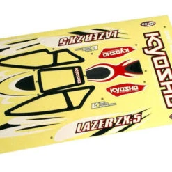 Kyosho LAD101 Decal (LAZER ZX-5RS/Type-1/Red/Gray)