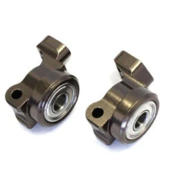 Kyosho UMW516GM-1 Al Rear Hub Carrier Set(1 Degree/Gunmetal/RB5)