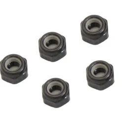 Kyosho 1-N3033NA-GM Nut (M3x3.3) Nylon (Aluminum/Gunmetal/5pcs)