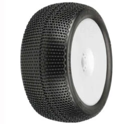 Kyosho PL-9063-233B Buck Shot 4.0" S3 1:8 Truck Tires/White Wheel