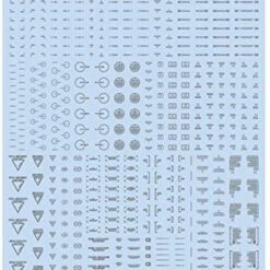 HiQparts 1/144 RB02 Caution Mark Decal Grey