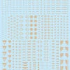 HiQparts 1/144 RB02 Caution Mark Decal One Color Orange