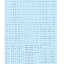 HiQparts 1/144 RB03 Caution Mark Decal One Color Light Grey