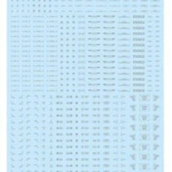 HiQparts 1/100 RB03 Caution Mark Decal One Color Light Grey