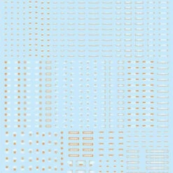 HiQparts 1/144 RB03 Caution Decals White & Orange RB03-144WAO