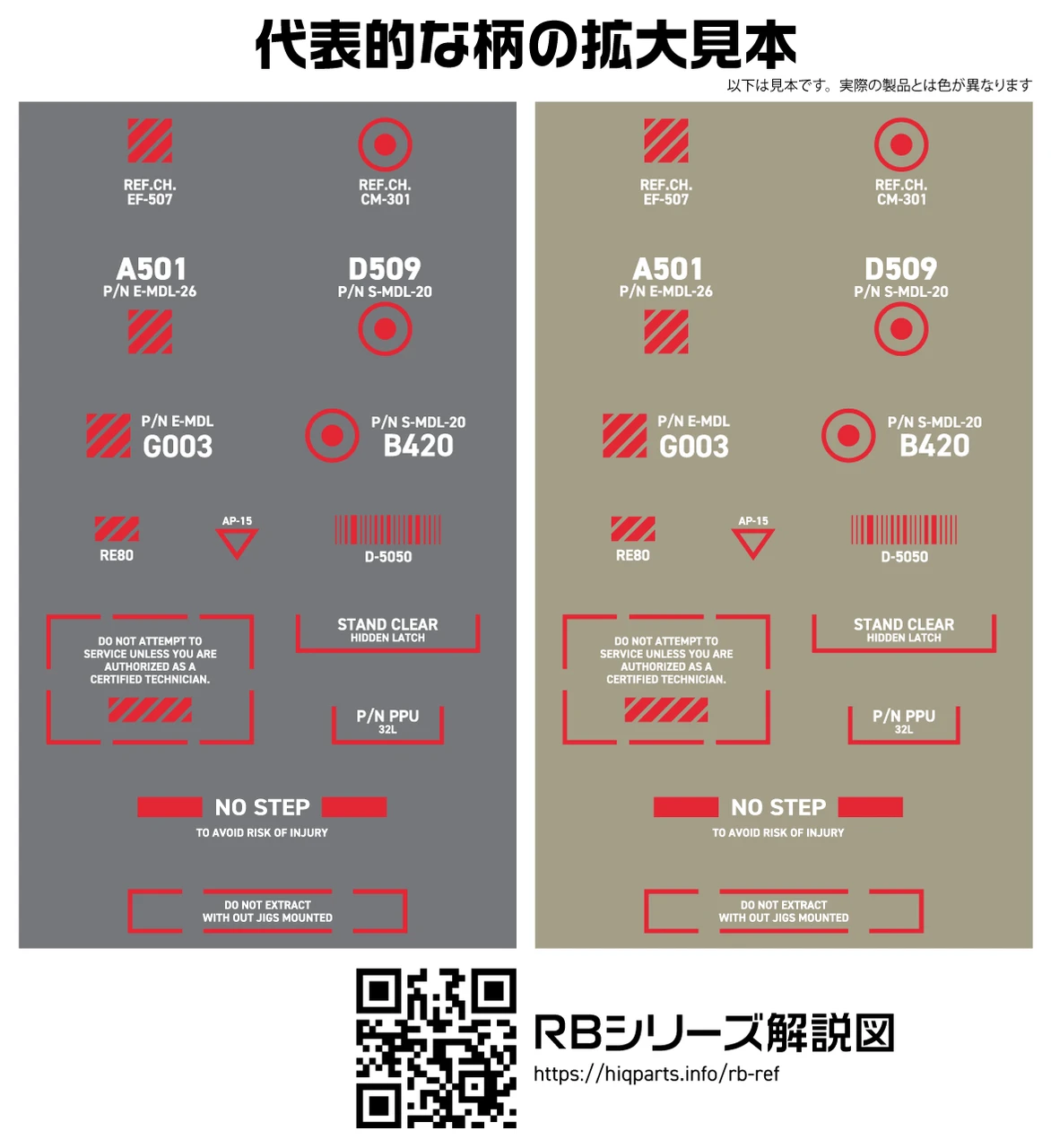 HiQparts 1/144 RB03 Caution Decals White & Red 3 HiQparts 1/144 RB03 Caution Decals White & Red - Image 3