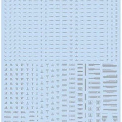 HiQparts 1/144 RB01 Caution Mark Decal Light Grey