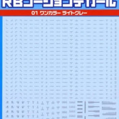 HiQparts 1/144 RB01 Caution Mark Decal Light Grey -Japan Figure shop 4582370707483 80cb7dee4e0ca42faae1f8700206a357 07539.1625820633