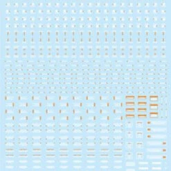 HiQparts 1/100 White & Orange RB01 Caution Decal