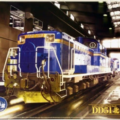 Aoshima Train Museum OJ 1/45 Series JR Locomotive DD51 Hokutosei Plastic Model