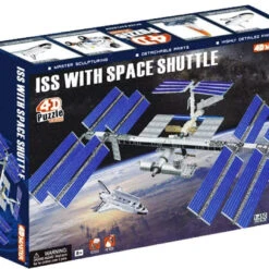 Aoshima 4D Puzzle 1/450 International Space Station And Space Shuttle Plastic Model -Japan Figure shop 4905083104682 ed2b4f87bfb6454b3b6c727ccc4ce33c 70126.1611815578