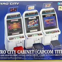 Wave GM025 Memorial Game Collection Astro City Cabinet Arcade Machine Capcom Titles 1/12 Scale Kit