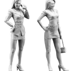 Hasegawa 1/24 Figure Collection 01 80's Bubbly Girls Plastic Model -Japan Figure shop 4967834291010 1 26135.1677804684