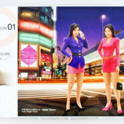 Hasegawa 1/24 Figure Collection 01 80's Bubbly Girls Plastic Model