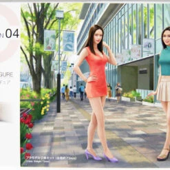 Hasegawa FC04 Fashion Model Girls Figures 1/24 Scale Kit