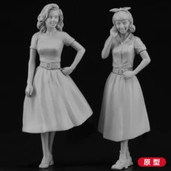 Hasegawa 1/24 50's American Girls Figure 2 Sets Plastic Model -Japan Figure shop 4967834291102 6aedf8992ff422a945d703f8760ab699 02344.1617872291