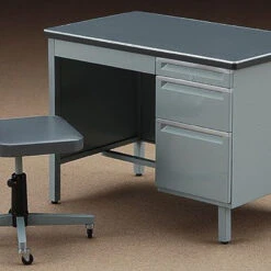 Hasegawa 1/12 Office Desk & Chair Plastic Model -Japan Figure shop 4967834620032 3 11011.1659412818