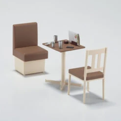 Hasegawa 1/12 Family Restaurant Table & Chair Plastic Model -Japan Figure shop 4967834620070 5 17164.1625717588