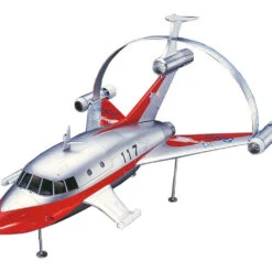 Hasegawa 65812 Ultraman Jet VTOL W/ Hydro Generate Sub Rocket 1/72 Scale Kit -Japan Figure shop 4967834658127 1 58495.1484796900