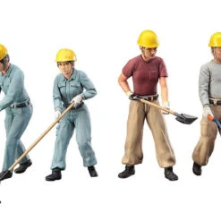 Hasegawa 1/35 Construction Workers Set A Plastic Model -Japan Figure shop 4967834660038 2 89814.1623134348