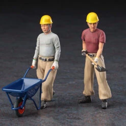 Hasegawa 1/35 Construction Workers Set A Plastic Model -Japan Figure shop 4967834660038 4 03498.1623134349