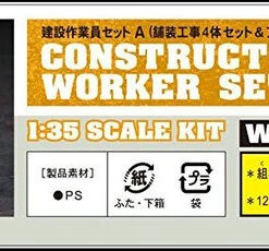 Hasegawa 1/35 Construction Workers Set A Plastic Model -Japan Figure shop 4967834660038 7 11448.1623134351