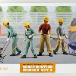 Hasegawa 1/35 Construction Workers Set A Plastic Model