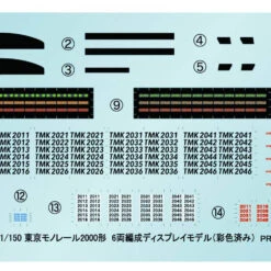 Fujimi STR17 Tokyo Monorail Type 2000 Old Painting 6 Cars (Pre-Painted) 1/150 Scale -Japan Figure shop 4968728910291 3d1f799d5145988e968239a764179113 44401.1593416739