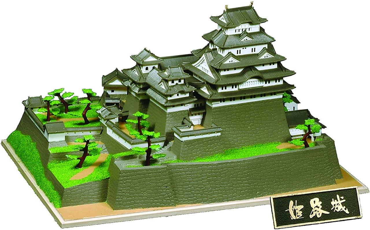 Doyusha S21 Japanese Himeji Castle 1/500 Scale Plastic Model 2 Doyusha S21 Japanese Himeji Castle 1/500 Scale Plastic Model - Image 2