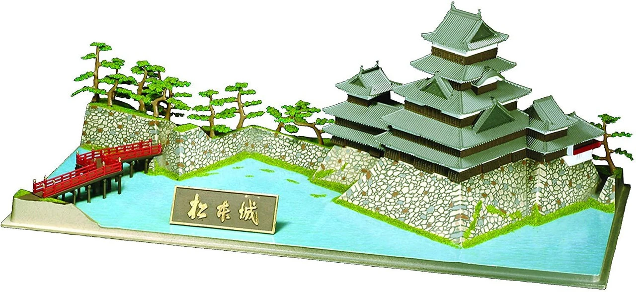 Doyusha S24 Japanese Matsumoto Castle 1/350 Scale Plastic Model 1 Doyusha S24 Japanese Matsumoto Castle 1/350 Scale Plastic Model