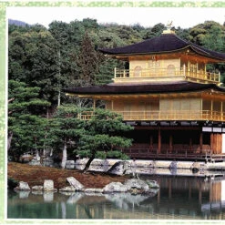 Doyusha JD12 Japanese Kyoto Kinkakuji Temple 1/200 Scale Plastic Model