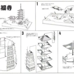 Doyusha JD13 Japanese Nara Kofukuji Temple 1/400 Scale Plastic Model 10 Doyusha JD13 Japanese Nara Kofukuji Temple 1/400 Scale Plastic Model -Japan Figure shop 4975406110133 3 88664.1639985477