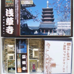 Doyusha NG11 Japanese Asakusa Sensoji Temple (Gold) 1/400 Scale Plastic Model -Japan Figure shop 4975406111215 1 65539.1639985654