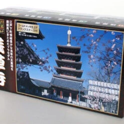 Doyusha NG11 Japanese Asakusa Sensoji Temple (Gold) 1/400 Scale Plastic Model -Japan Figure shop 4975406111215 2 37981.1639985654