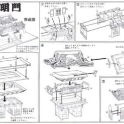 Doyusha NG14 Japanese Nikko Toshogu Yomeimon (Gold) 1/175 Scale Plastic Model -Japan Figure shop 4975406111246 3 28356.1639985884
