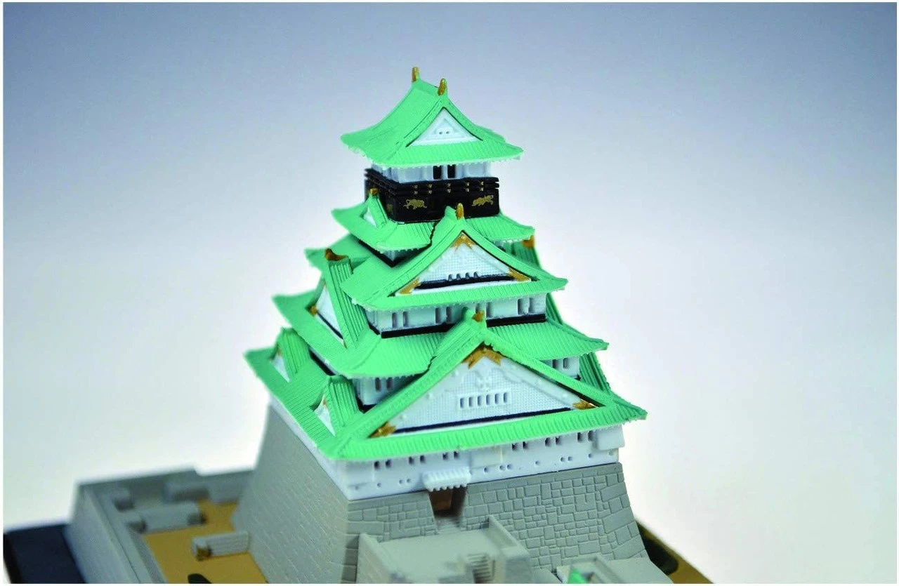 Doyusha Easy Model Osaka Castle 1/900 Scale Plastic Model 5 Doyusha Easy Model Osaka Castle 1/900 Scale Plastic Model - Image 5