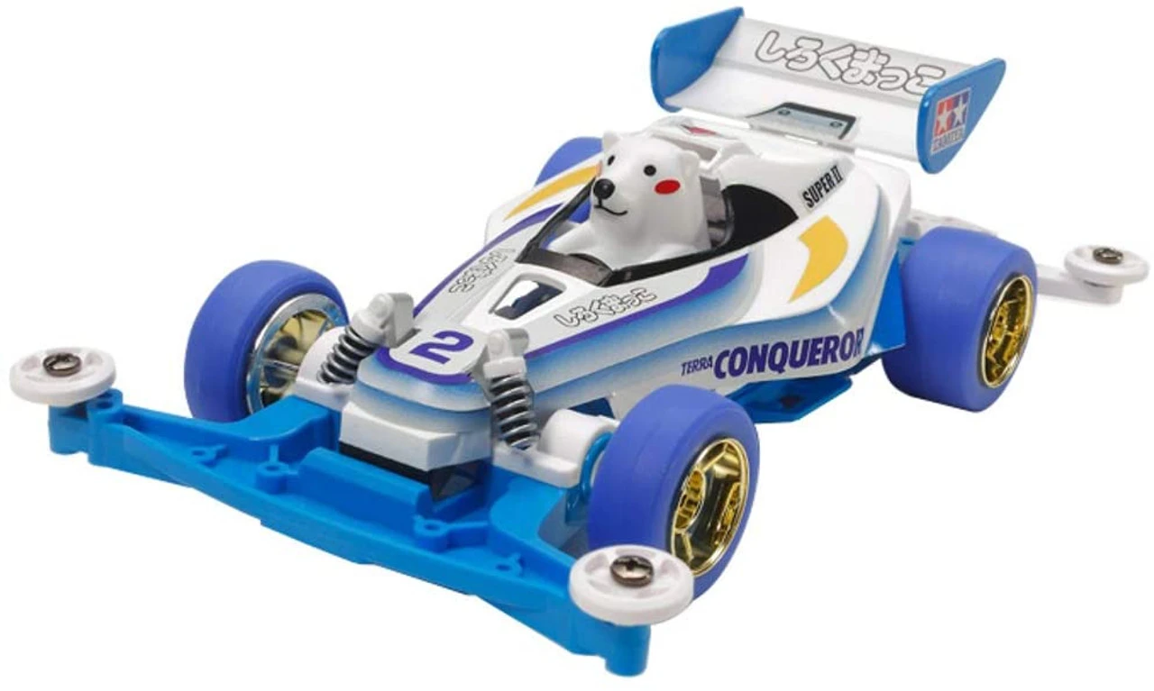 Tamiya 95227 Mini 4WD Shirokumakko Finished Model 1/32 1 Tamiya 95227 Mini 4WD Shirokumakko Finished Model 1/32