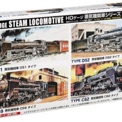 Arii 715024 HO Gauge Steam Locomotive Type D52 1/80 Scale Kit (Microace)