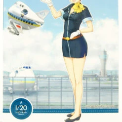 Hasegawa 1/20 Egg Girls Collection No. 12 Sara Maiyuki (CA) W/Airliner Plastic Model