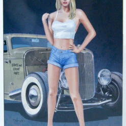 Hasegawa 12 Real Figure Collection No.06 Blonde Girl Vol.3 Figure Kit (1/12 Scale)