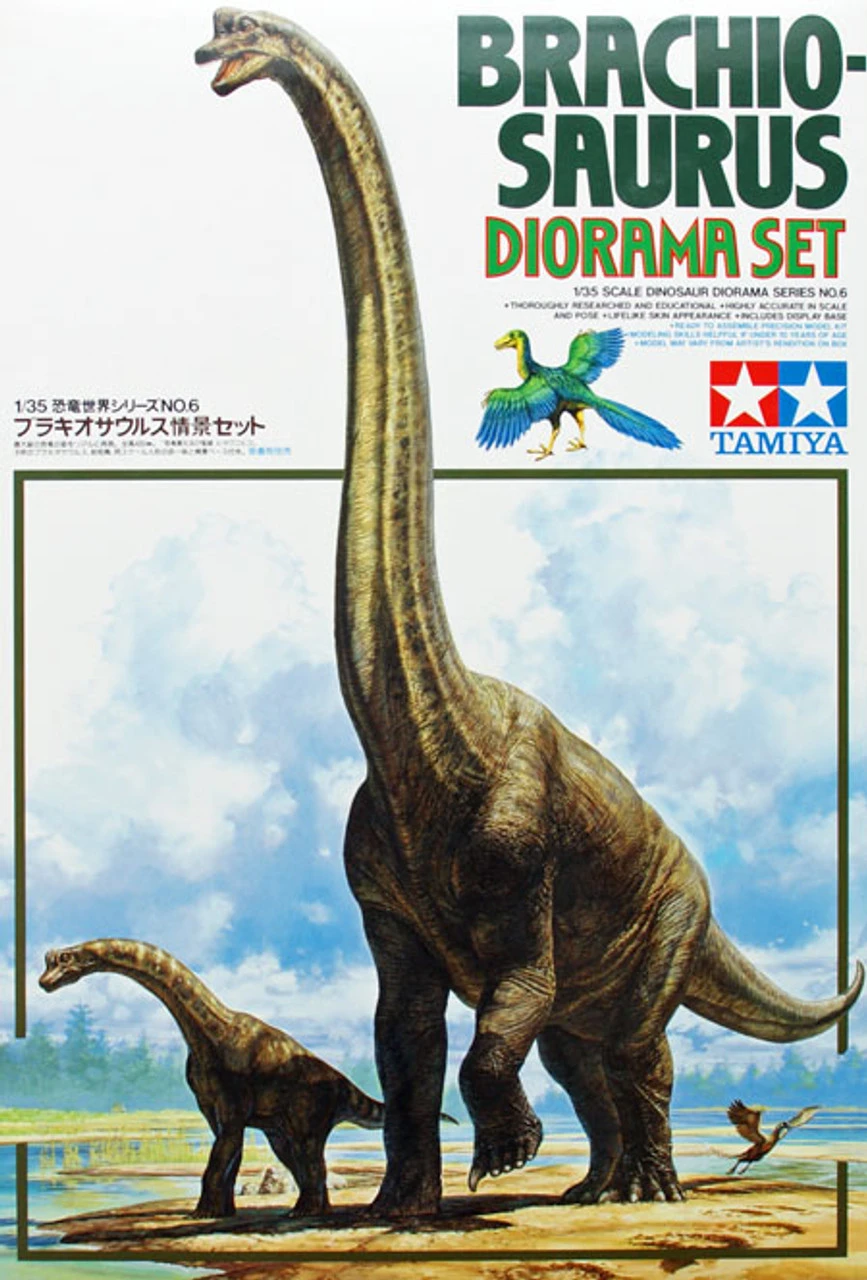 Tamiya 60106 Brachiosaurus Diorama Set 1/35 Scale Kit 1 Tamiya 60106 Brachiosaurus Diorama Set 1/35 Scale Kit