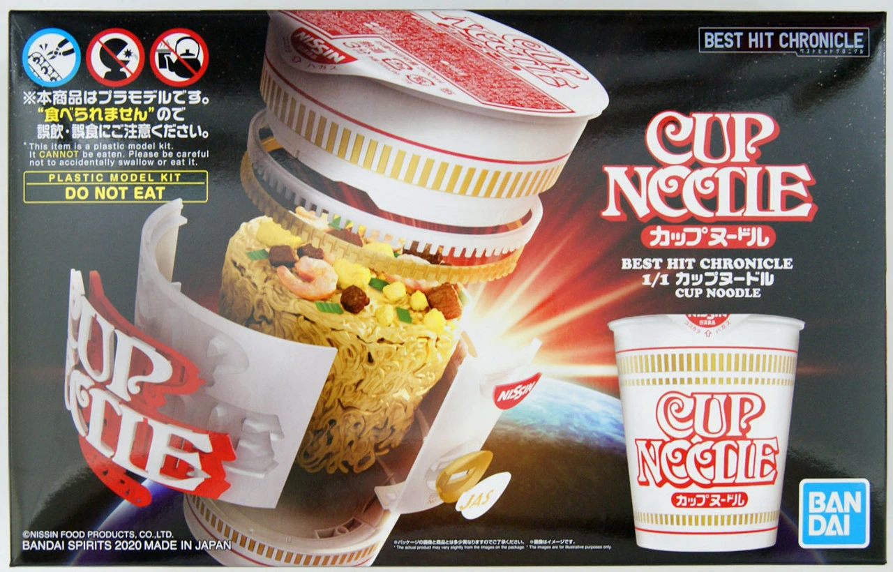 Bandai Best Hit Chronicle Cup Noodle 1/1 Scale Plastic Model Kit 1 Bandai Best Hit Chronicle Cup Noodle 1/1 Scale Plastic Model Kit