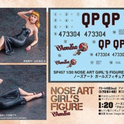 Hasegawa 522572 NOSE ART GIRL FIGURE BLONDIE 1/20 Scale Kit -Japan Figure shop 81P6h46SogL. AC SL1500 83828.1626680047