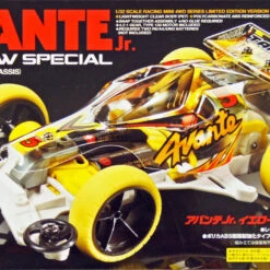 Tamiya 95060 Mini 4WD Avante Jr. Yellow Special Clear Body (VS CHassis) 1/32
